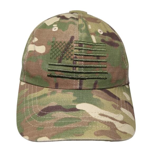 American Flag Strapback Baseball Cap Multicolor One Size Adjustable Rothco - Picture 1 of 10